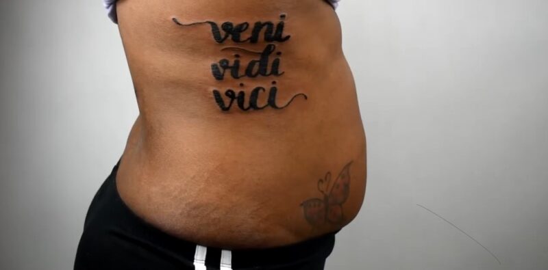 veni, vidi, vici  Phrase tattoos, Meaningful word tattoos, Beauty