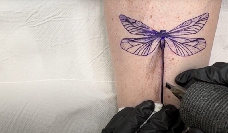 Dragonfly tattoo