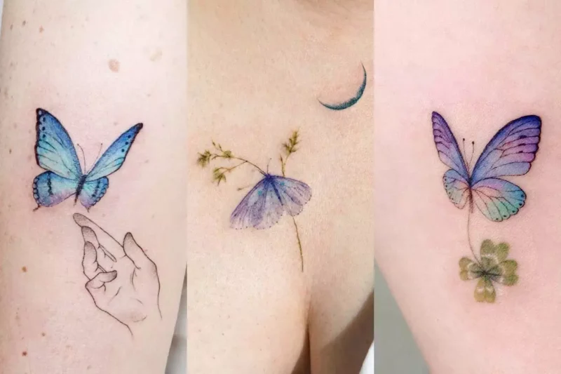 Find your style with stunning watercolor tattoo designs. Perfect for vibrant and unique body art.