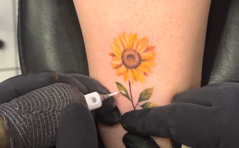 Sunflowers tattoo