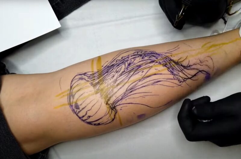 jellyfish tattoo