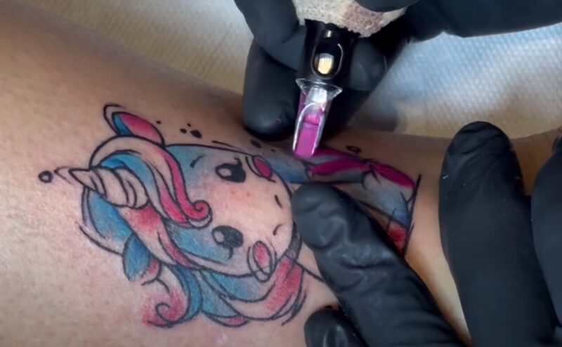 unicorn tattoo
